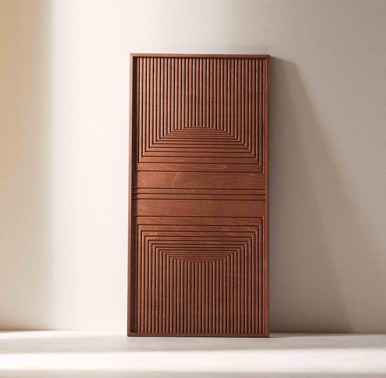 Newline 3D Wood Wall Art, Wood Wall Decor, Housewarming Gift, Rustic Wall Art, Wooden Wall Art, Varnish Wood Decor,  Discounted Product
