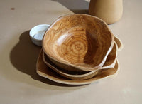 Natural Edge Acacia Wooden Bowl Organic Serving Bowl