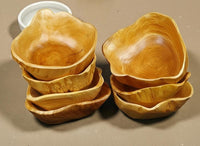 Natural Edge Acacia Wooden Bowl Organic Serving Bowl